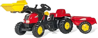 Produktbild von 23127 - Traktor mit Lader und Anhänger, rot