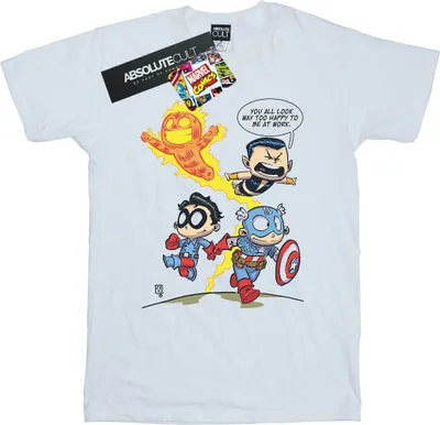 Produktbild von Marvel Comics - "Avengers Invaders" T-Shirt für Herren BI37948 (XL) (Weiß)