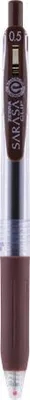 Produktbild von Gelschreiber "Sarasa Clip", braun, 0,33 mm, Quetschmechanismus, ZEBRA 35136