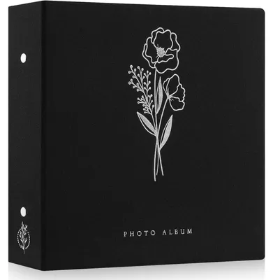 Zdjęcie produktu dla Album fotograficzne, okładka z płótna, 1000 zdjęć, format 11,5x15 cm, kolor czarny, album wsuwany