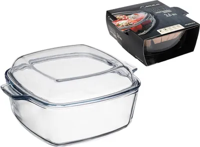 Produktbild von TERMICA 3,4 Liter quadratische ofenfeste Glasform mit Deckel