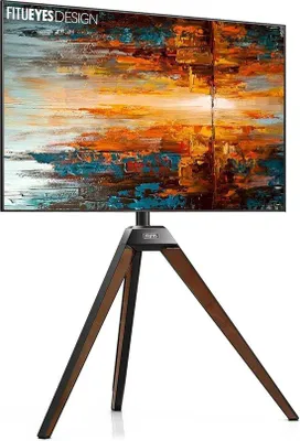 Zdjęcie produktu dla Drewniany stojak pod telewizor o przekątnej 32–60 cali, z regulacją wysokości, VESA 200 x 200 mm