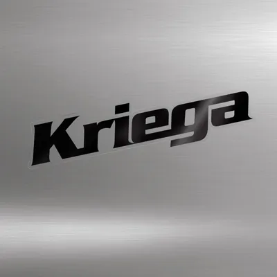 Produktbild von Kriega Motorrad Logo Aufkleber schwarz