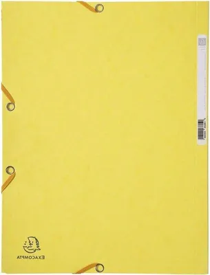 Image de Porte-documents en carton pressé 400 g/m² - format A4 - 24 x 32 cm - 3 rabats