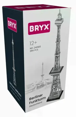 Produktbild von BRYX Berliner Funkturm – 294 Klemmbausteine, Architekturmodell