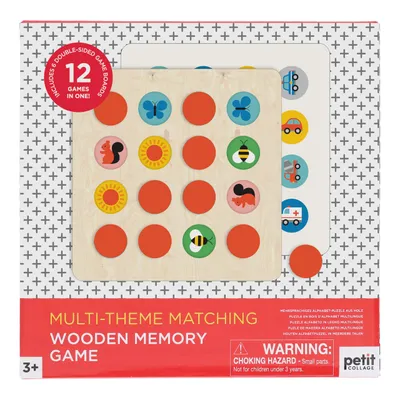 Image de Jeu de mémoire multithématique en bois