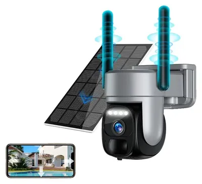Produktbild von Solar Kamera, 4G Konnektivität, Wasserdichtes Design, EU4G