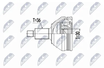 Produktbild von NTY Gelenksatz Antriebswelle Vorne Radseitig für VW POLO (AW1, BZ1) NPZ-VW-048
