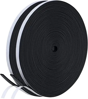 Obrázok produktu pre Tesniaca páska Samolepiaca 6 mm x 1,5 mm, 20 m, Pre Dvere a Okna, Proti Chladu