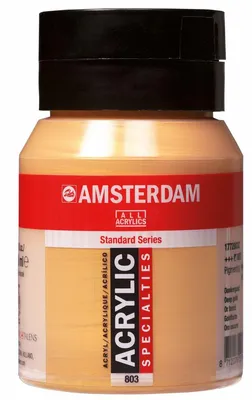 Obrázok produktu pre Amsterdam | Akrylová farba 500ml zlatá farba