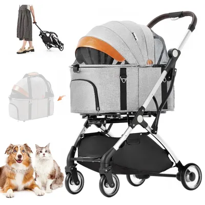 Obrázok produktu pre Skladací psí kočík 3 v 1 s nosnosťou 15 kg