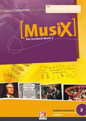 Obrázek produktu pro MusiX 3. Schülerarbeitsheft. Ausgabe Deutschland