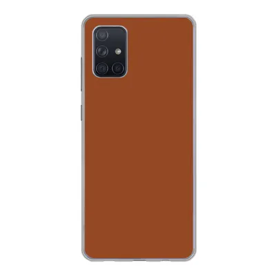 Produktbild von MuchoWow® Handyhülle Schutzhülle Hülle für Samsung Galaxy A51 Terrakotta - Braun - Palette - Unifarben - Farben - Farbe Silikon Softcase Handy Hülle - Schutzabdeckung