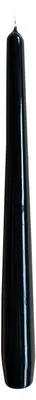 Produktbild von Gelackte Spitzkerzen Schwarz 240 x Ø 23 mm, 12 Stück