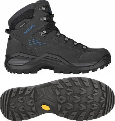 Produktbild von LOWA RENEGADE EVO GTX MID, Männlich, Erwachsener, Anthrazit, Blau, Outdoor-Stiefel, Walken, Wandern, Trecken, Deutsch