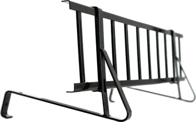 Produktbild von DAPRONA Schneefanggitter Set, inkl. Schneefangstütze, Verbinder 120cm Schwarz einfache Montage, für gewellte Dachziegel, Rheinland
