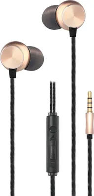 Produktbild von 2GO In-Ear Stereo-Headset "Deluxe" - schwarz/gold