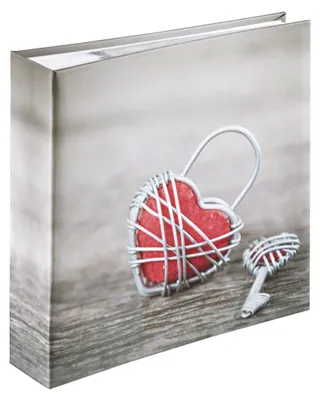 Immagine prodotto di Hama Memo Rustico 22,5x22,5 200 pic. 10x15 Cuore di metallo 2168