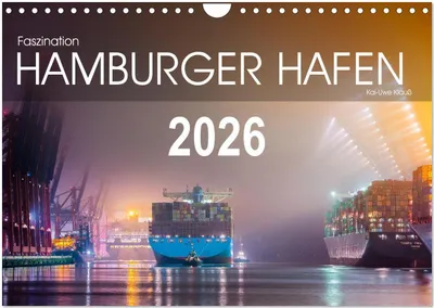 Produktbild von Faszination Hamburger Hafen (Wandkalender 2026 DIN A4 quer), CALVENDO Monatskalender