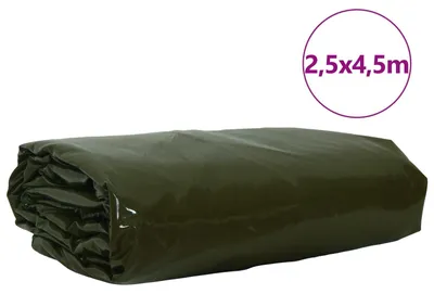 Obrázok produktu pre plachta vidaXL 650g/m² olivovo zelená 2,5 x 4,5 m