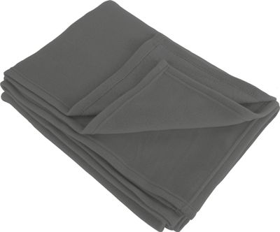 Deco4Me Polar Fleecedecke (Grau, 150 x 200 cm) 170 GSM - kleine & leichte Kuscheldecke, Reisedecke Auto & Flugzeug, Schondecke für Sofa & Couch