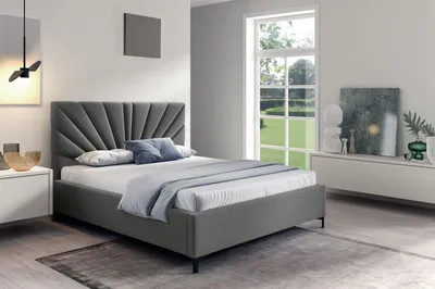 Obrázek produktu pro Čalouněná postel 140x200 ODETA 8 - šedá