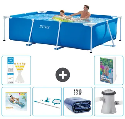 Obrázok produktu pre Obdĺžnikový bazén s rámom – 260 x 160 x 65 cm – 5-dielny, model S134