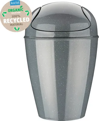 Immagine prodotto di Bidone a ribalta 12l DEL M grigio scuro
