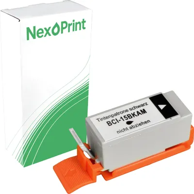 Produktbild von Druckerpatrone kompatibel zu Canon BCI-15BK schwarz Pixma IP 90 V IP 90 I 80 I 70