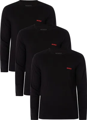 Produktbild von HUGO 3er Pack Lounge T-Shirts, Schwarz M