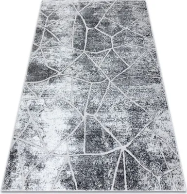 Produktbild von Modern MEFE Teppich 2783 Marmor - Strukturell zwei Ebenen aus Vlies grau Grau 80x150 cm
