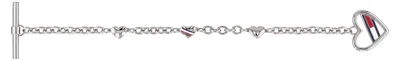 Produktbild von Tommy Hilfiger Jewelry Gliederarmband für Damen aus Edelstahl mit einem Herzförm