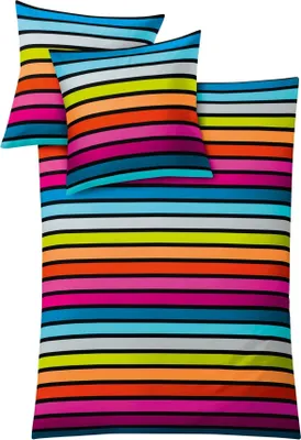 Produktbild von Kleine Wolke 6109148952 Bettwäsche Rimini, Maße: 135 x 200 cm und 80 x 80 cm, Farbe: Multicolor