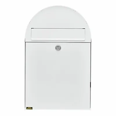 Produktbild von BURG-WÄCHTER Briefkasten NORDIC 680 S ohne Zeitungsfach ohne Namensschild, Verzinkter Stahl, Einwurf-Format DIN C4, Komfort-Tiefe