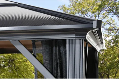 Zdjęcie produktu dla Sojag Castel 10x12 pawilon z brązu 298 x 362 x 283 cm (dł. x szer. x wys.) Aluminium