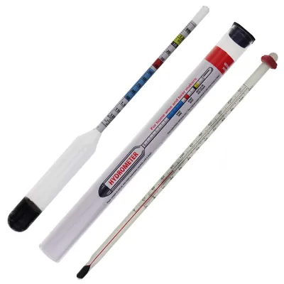 Image de Thermomètre et densimètre pour brassage maison - Équipement pour la fabrication de vin et de bière