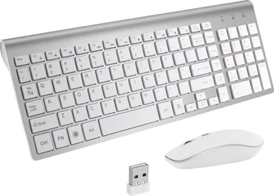 Obrázok produktu pre INF Bezdrôtová kombinácia klávesnice a myši - strieborná