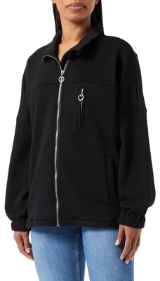 Produktbild von LIBBI Damen Sweatjacke, Schwarz, 38