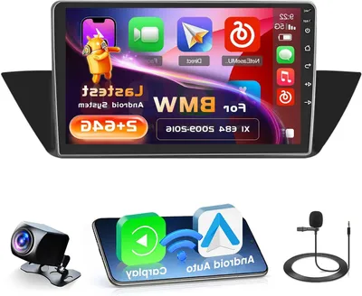 Immagine prodotto di Autoradio Android – Schermo diviso da 10 pollici – Android 13 – CarPlay e Android Auto wireless – GPS