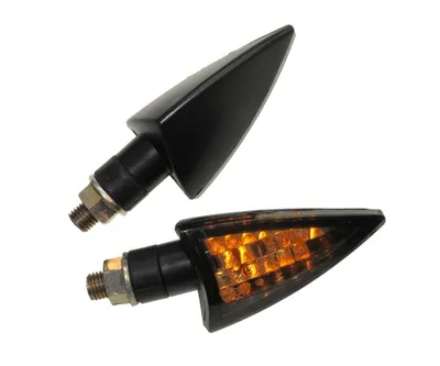 Produktbild von Motorrad LED Blinker Rob schwarz getönt