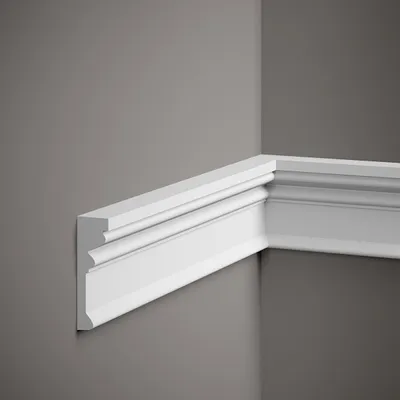 Produktbild von Mardom Wandleiste MDD305 Profoam 30 x 90 x 2000 mm Weiß Zierleiste Stilvoll