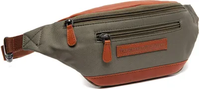 Produktbild von The Chesterfield Brand Gürteltasche Velta Leather Waist Pack Steel Green olivgrün