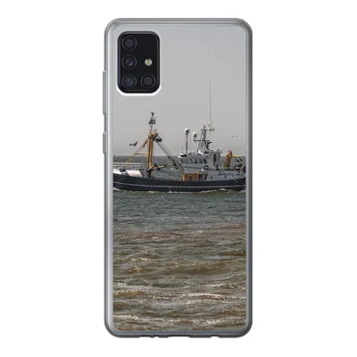 Produktbild von MuchoWow® Handyhülle Schutzhülle Hülle für Samsung Galaxy A52 5G Nordsee - Fischerboot - Wasser Silikon Softcase Handy Hülle - Umschlag