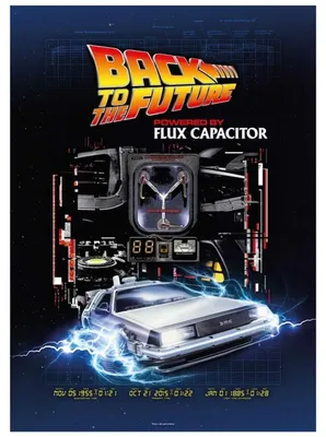 Obrázok produktu pre Hádanka "Späť do budúcnosti" s motívom Flux Capacitor, 1000 dielikov