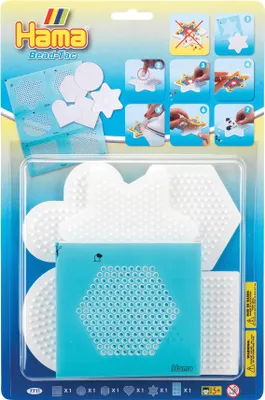 Produktbild von Hama Midi Bead-Tac Bügelperlen-Tafeln, 5 Stück