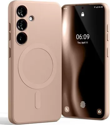 Zdjęcie produktu dla Mercury Magsafe Semi-Silicone Sam S24 Fe S721 Różowo-Piaskowy /Pink Sand