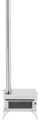 Produktbild von Tragbarer Zeltofen Campingherde mit 8 Schornsteinrohre mini Holzofen Gartenofen für Camping, Wandern, Rucksacktouren, Picknicks, Partys
