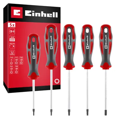 Produktbild von EINHELL Schraubendreher-Set T-Profil, 370537, 5-teilig