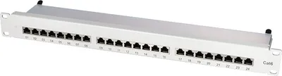 Produktbild von LogiLink NP0040A, RJ-45, Cat6e, Rackeinbau, 1U, 1,8 kg