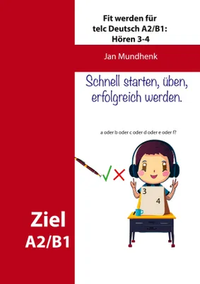 Produktbild von Fit werden für telc Deutsch A2/B1: Hören 3-4